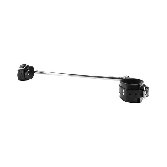 Rouge Group Adjustable Leg Spreader Bar with Black Cuffs ROUGE GROUP LTD Toys - Fetish