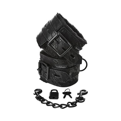 Sincerely Lace Fur Lined Handcuffs Sportsheets Toys - Fetish