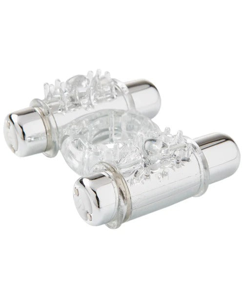 Sensuelle 7 Function Double Action C-Ring-Clear NOVEL CREATIONS USA Toys - Cockrings