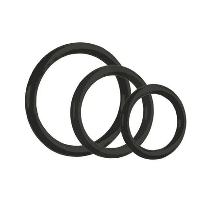 Tri-Rings - Black CalExotics - California Exotic Novelties Toys - Cockrings