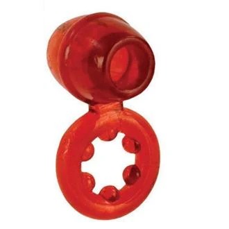 Dual Support Magnum Ring - Red CalExotics - California Exotic Novelties Toys - Cockrings