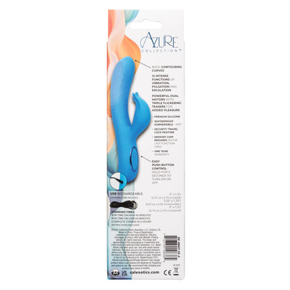 Azure Coll Flutter G Blue CalExotics - California Exotic Novelties Toys - Vibrators