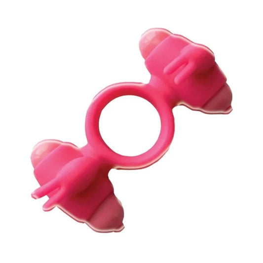 Wet Dreams - Dual Fantasy Cock Ring With Turbo Motors - Pink Hott Products Toys - Cockrings