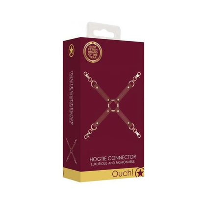 Ouch Halo Hogtie Connector Burgundy Shots America Toys - Fetish