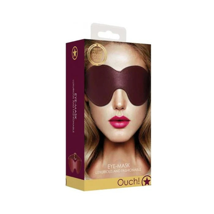 Ouch Halo Eyemask Burgundy Shots America Toys - Fetish