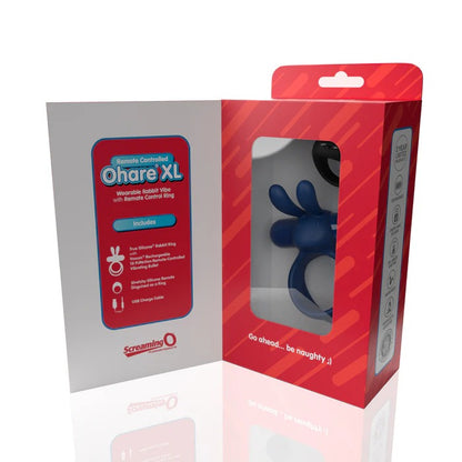 Screaming O Remote Controlled Ohare XL Vibrating Ring-Blue THE SCREAMING O"" Toys - Cockrings