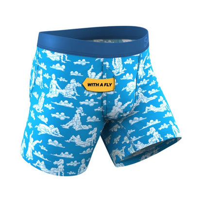 Shinesty The Reverse Cloud Girl Cloud Ball Hammock Pouch Underwear with Fly XL Shinesty Man