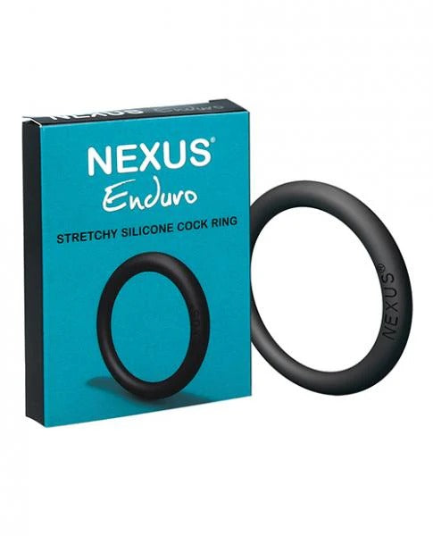 Nexus Enduro Silicone Cock Ring Black Nexus Toys - Cockrings