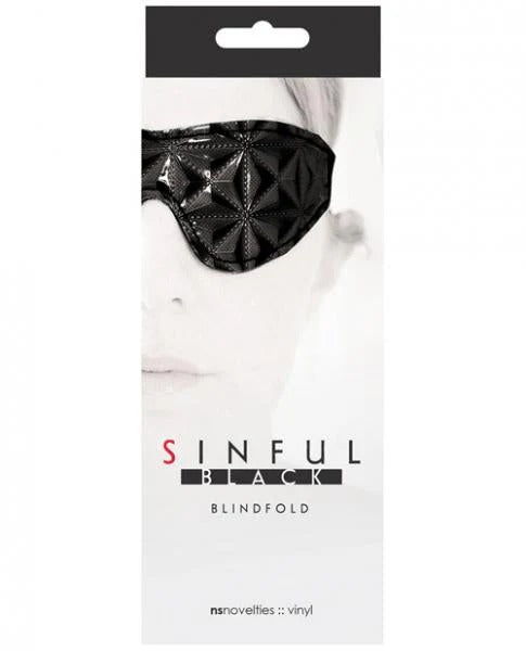Sinful Black Blindfold Sinful Toys - Fetish