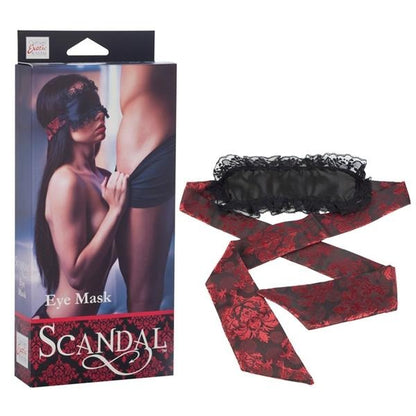 Scandal Eye Mask Black/Red Scandal Toys - Fetish