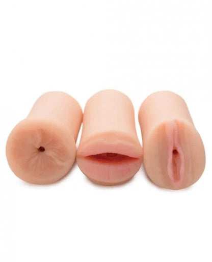 Jesse Janes Three Way Pussy, Ass, Mouth Strokers Jesse Jane Toys - Masturbators