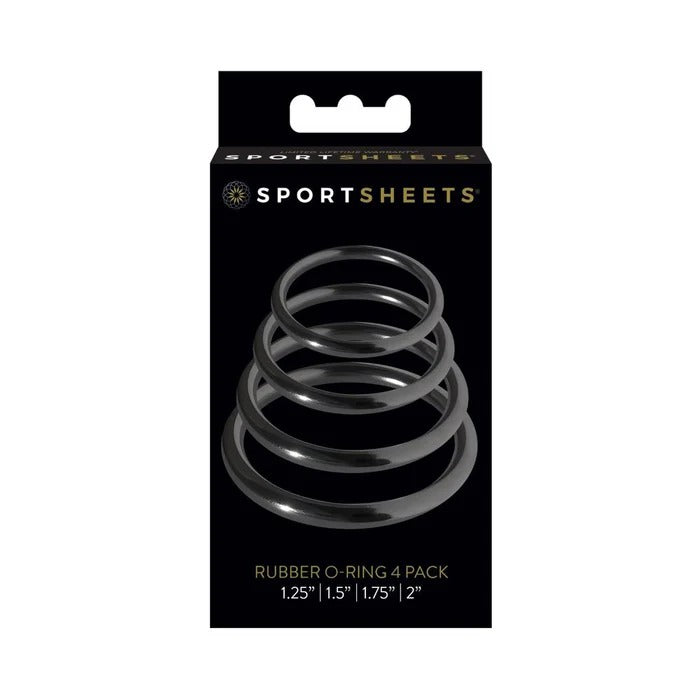 Sportsheets Rubber O-Rings-Set of 4 Sportsheets Toys - Cockrings