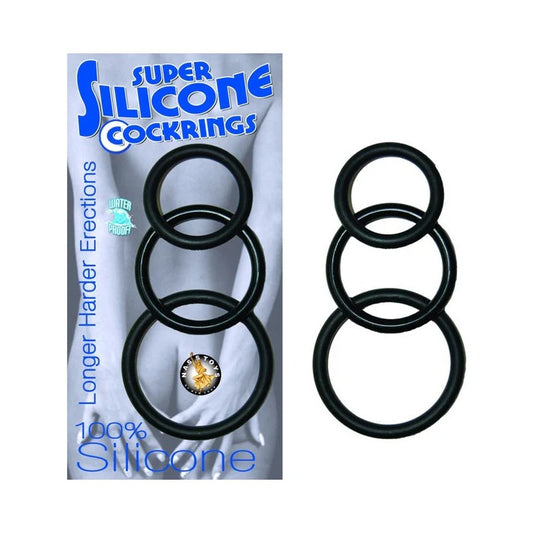 Super Silicone Cockrings 3 Nasstoys Toys - Cockrings
