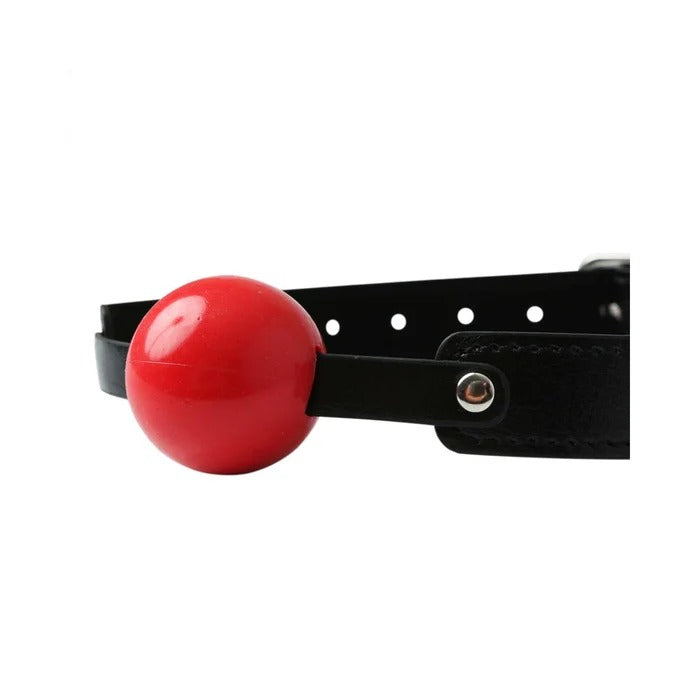 S&M Solid Red Ball Gag Sportsheets Toys - Fetish