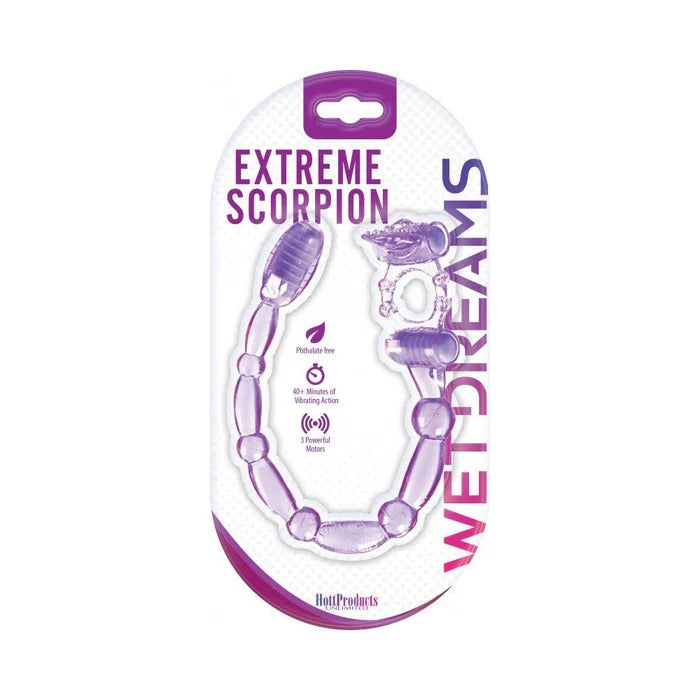 Super Xtrem Vibe-Scorpion-Purple Hott Products Toys - Cockrings