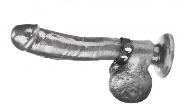 C & B Gear Snap Cock Ring Black 2 Blue Line Men Toys - Cockrings