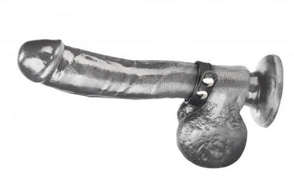 C & B Gear Snap Cock Ring Black 2 Blue Line Men Toys - Cockrings