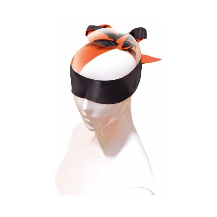 Orange Is The New Black Satin Sash Reversible Blindfold Restraint Icon Brands Toys - Fetish