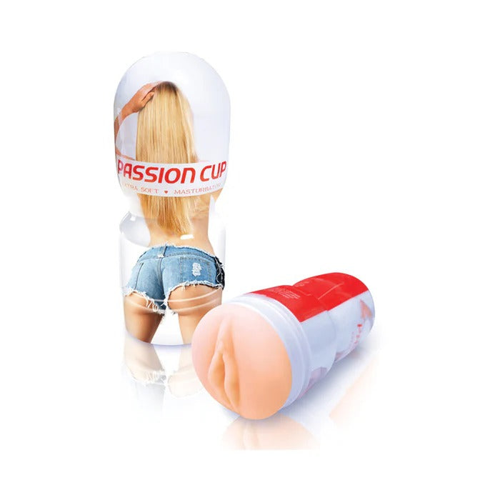Passion Cup Vagina Stroker Beige Icon Brands Toys - Masturbators