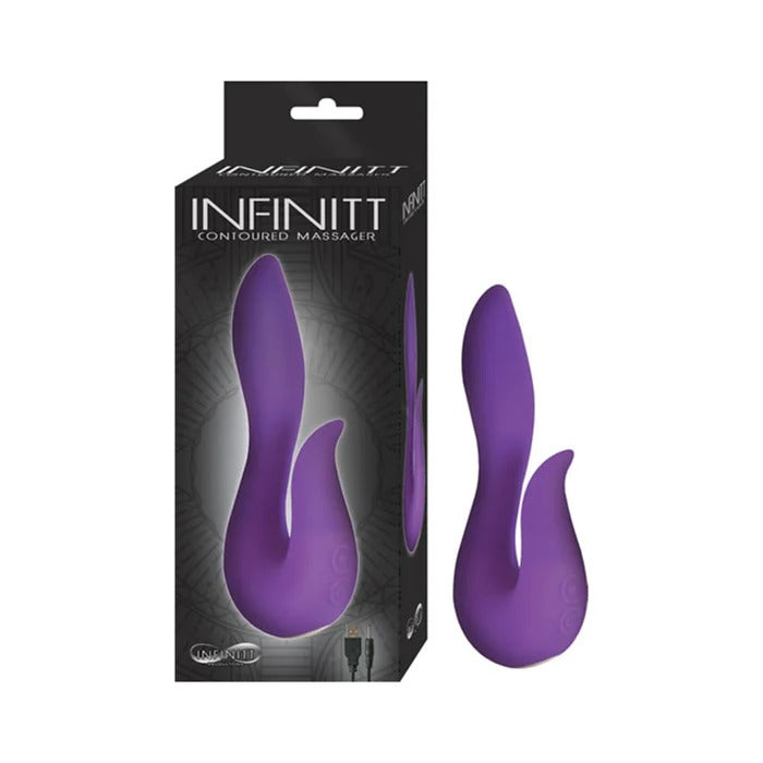 Infinitt Contoured Massager Purple Nasstoys Toys - Vibrators