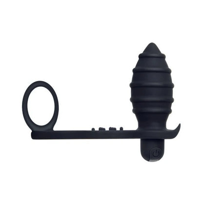 Zero Tolerance Cock Ring&anal Plug W/recharge Bullet Bk Zero Tolerance Toys - Cockrings