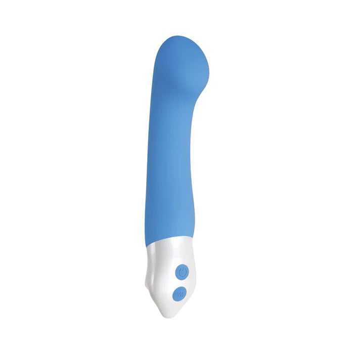 Tempest G Silicone Rechargeable G-Spot Vibrator Blue Evolved Novelties Toys - Vibrators