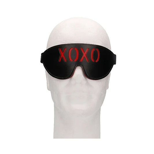 Ouch! Blindfold - XOXO - Black Shots America Toys - Fetish
