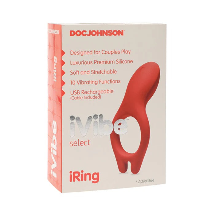 Ivibe Select Iring Coral Vibrating Cock Ring IVibe Select Toys - Cockrings