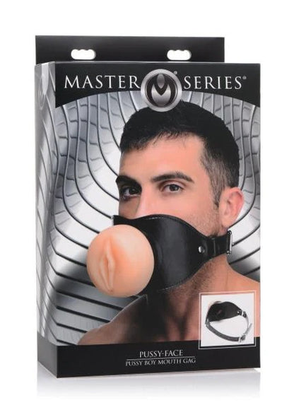 Pussy Face Oral Sex Mouth Gag Black Master Series Toys - Fetish
