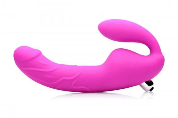 Evoke Super Charged Vibrating Strapless Strap On Strap U Toys - Couples
