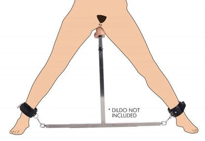 Squat Anal Impaler With Spreader Bar And Cuffs Master Series Toys - Fetish