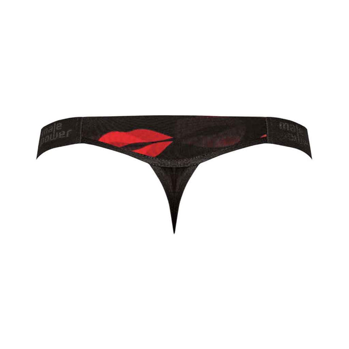 Male Power Kiss Me Micro Thong-Black L/XL-Boxed MAGIC MOMENTS INTERNATIONAL Men
