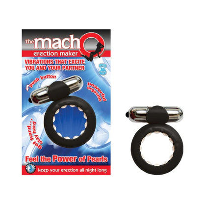 The Macho Erection Maker Cock Ring Black Nasstoys Toys - Cockrings