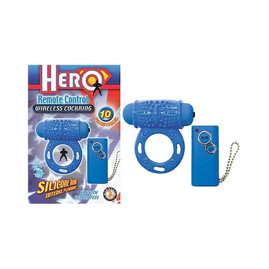 Hero Remote Wireless Cockring (blue) Nasstoys Toys - Cockrings