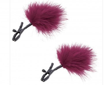 S&M Enchanted Feather Nipple Clamps Sportsheets Toys - Fetish