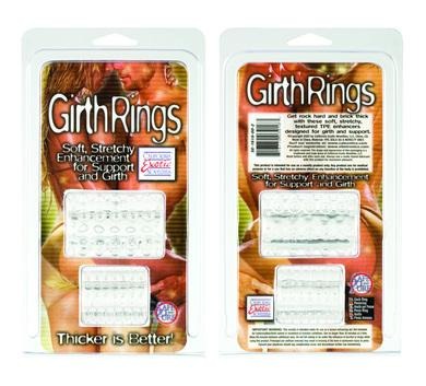 Silicone Girth Rings - Stretch Y Enhancement for Support CalExotics - California Exotic Novelties Toys - Cockrings