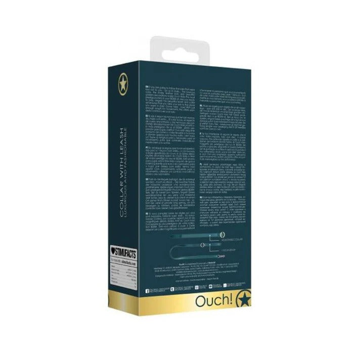 Ouch Halo Collar With Leash Green Shots America Toys - Fetish
