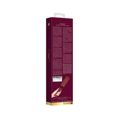 Ouch Halo Paddle Burgundy Shots America Toys - Fetish