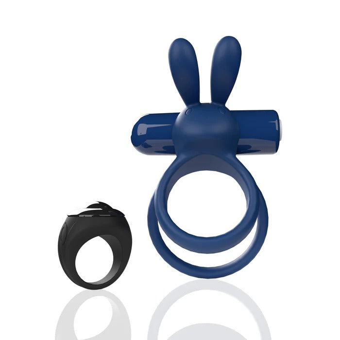 Screaming O Remote Controlled Ohare XL Vibrating Ring-Blue THE SCREAMING O"" Toys - Cockrings