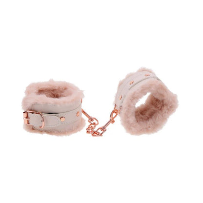 S&M Peaches ‘n CreaMe Fur Handcuffs Sportsheets Toys - Fetish