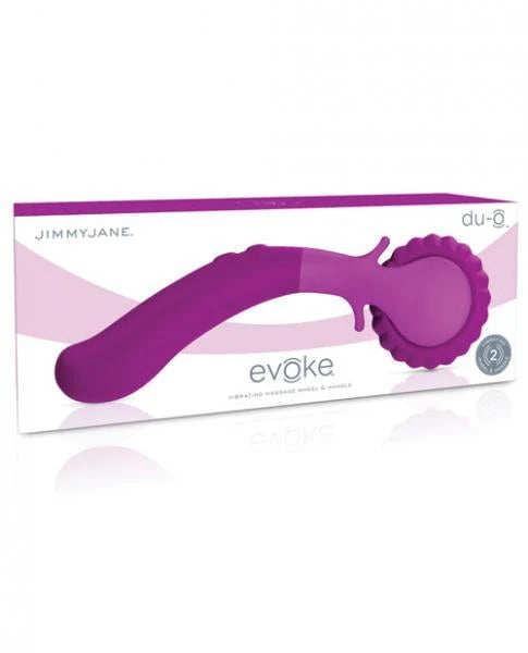 Jimmyjane Evoke Du-o Purple Vibrating Massage Wheel Jimmyjane Toys - Vibrators