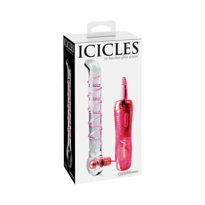 Icicles No 4 Glass Massager Clear Pipedream Products Toys - Vibrators