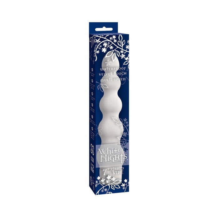 White Nights 7 inches Ribbed Vibrator Doc Johnson Toys - Vibrators