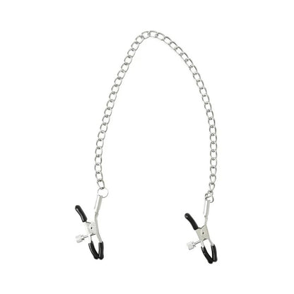S&M Chained Nipple Clamps Sportsheets Toys - Fetish