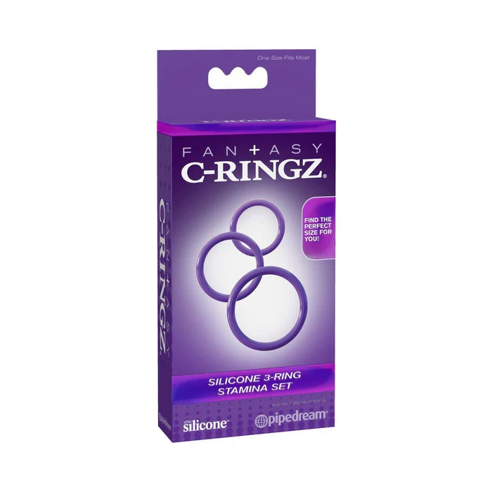FCR - Silicone 3 Piece Stamina Set Pipedream Products Toys - Cockrings