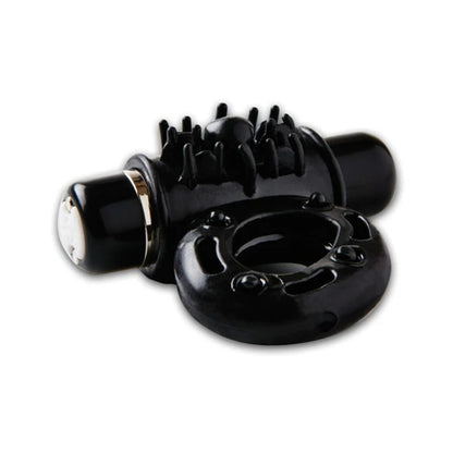 Sensuelle 7 Function Bullet C-Ring-Black NOVEL CREATIONS USA Toys - Cockrings