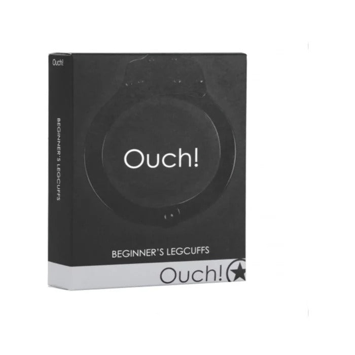 Ouch! Beginner's Legcuffs - Black Shots America Toys - Fetish