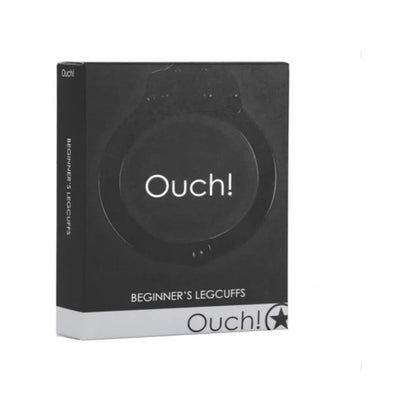 Ouch! Beginner's Legcuffs - Black Shots America Toys - Fetish
