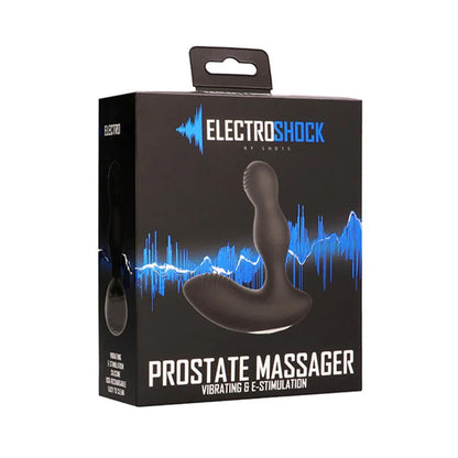 Electroshock E-stim Vibrating Prostate Massager - Black Shots America Toys - Anal Toys