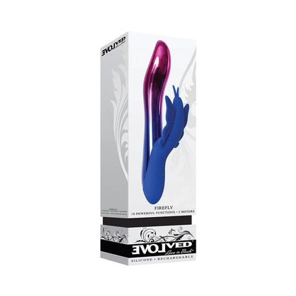 Evolved Firefly Light Up Vibrator 2 Motors 10 Function Usb Rechargeable Cord Included Waterproof Evolved Novelties Toys - Vibrators